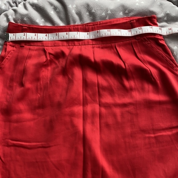 Forever 21 Orange Red Mini Skirt with Pockets Size Small - Picture 5 of 10